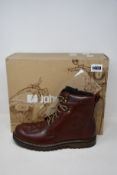 A pair of as new John Doe Daytona boots (UK 9.5).