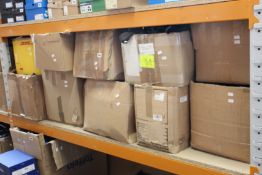 Ten boxes of assorted pre-owned clothing and related items.