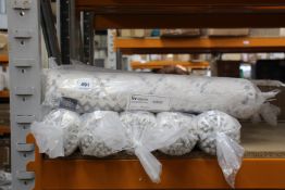 Ten as new Liv Interior organic cotton shaggy rugs, morocco (60cm x 90cm).