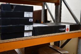 A Grifema G7001 Edithedge, Square Thermostatic Shower Set System and five Grifema G4002-9 Kitchen