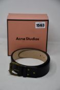 A men's as new ACNE Studios leather belt.