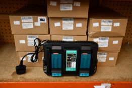 Ten boxed as new Enegitech DC18RD 18V battery charger dual ports chargers for Makita.
