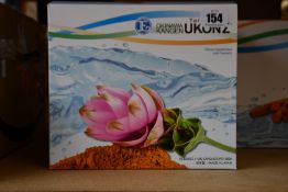 A box of ten packs of Enagic Turmeric Kangen Ukone Dietary Supplements (100 capsules per pack, 02/