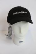 An as new Balenciaga Classic baseball cap.