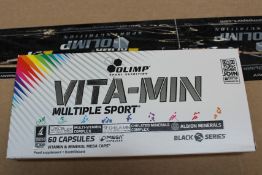 Thirty packs of Olimp Sports Nutrition Vita-Min Multiple Sport Vitamin & Mineral Mega Caps (60