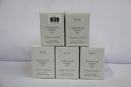 Five as new N.C.P. Olfactive Facet 301 Jasmine & Sandalwood eau de parfum (5 x 50ml).