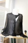 An as new Lanvin black top (EU 36).