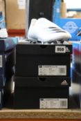 Two pairs of men's as new Adidas X Ghosted .3 LL FG football boots (UK 7).