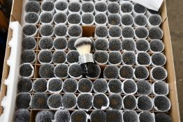 A quantity of men's Beard & Blade Supply Co. synthetic shaving brushes (Approximately 95 items).