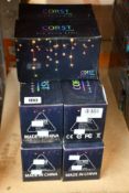 Ten boxed as new Corst LED fairy lights (50m).
