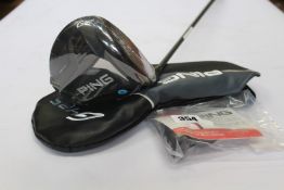 An as new Ping G425 10.5 degree Max RH Driver with Alta CB 55 Slate (R).