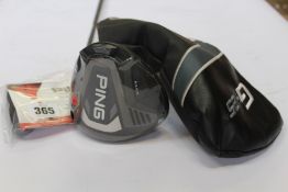 An as new Ping G425 MAX RH Driver with Alta CB 55/S (9, S).