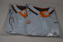 Three as new McLaren Gulf Classic polo shirts (XL - RRP £57 each).