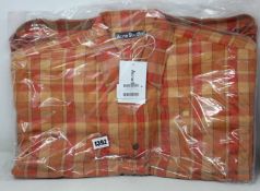 An as new ACNE Studios oversized shirt in red/apricot orange (L - RRP €252).