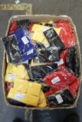 A box of sweatband wristbands (Various colours) (Various sizes).