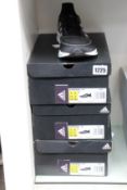 Three pairs of as new Adidas Supernova + M trainers (UK 8.5).