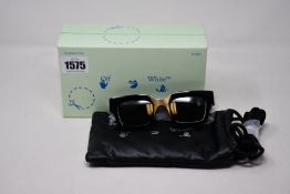 A pair of as new Off White C/O The Sun Virgil sunglasses.