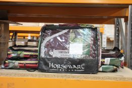 Five as new Horseware Amigo Hero 600D Ripstop 50g turnout rugs.