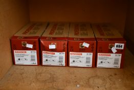 Four boxes of as new Sparky professional angle grinders (M750).