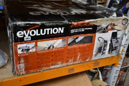 An Evolution Rage 5-S 255mm Table Saw.