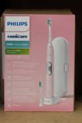 Three boxed as new Philips Sonicare ProtectiveClean 6100 Electric Toothbrushes (HX6876/29).