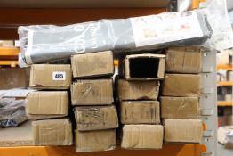 Eighteen boxed as new Rainburg collapsible laundry baskets and aluminium frame.