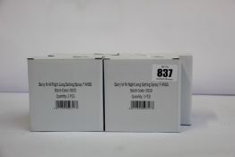 Twelve boxes of three Barry M All Night Long setting sprays (50ml per bottle).