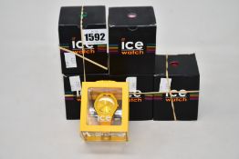 Six assorted as new Ice watches.