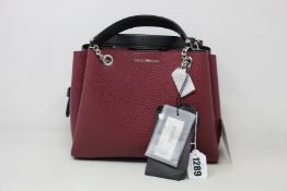An as new Emporio Armani Annie bag in wine.