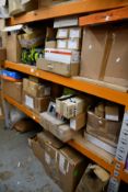 A large quantity of miscellaneous electrical/plumbing items.