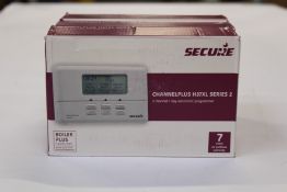 Three Secure H37XL Channel Plus Programmer Thermostats Series 2.