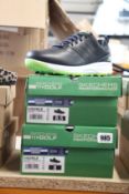Two pairs of as new Skechers Go Golf Torque-Pro (UK 7, 7.5).
