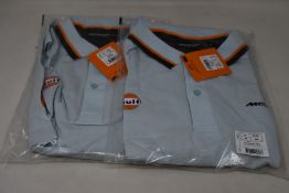 Three as new McLaren Gulf Classic polo shirts (XL - RRP £57 each).