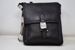 An as new Ashwood Leather Benjamin messenger bag.