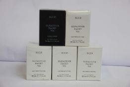 Four as new N.C.P. Olfactive Facet 401 Lavender & Juniper eau de parfum (4 x 50ml) and one N.C.P.