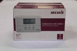 Three Secure H37XL Channel Plus Programmer Thermostats Series 2.