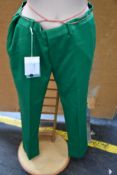 An as new Givenchy suit trousers in green (EU 50).