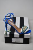 A pair of as new Aquazurra Isla sandals (EU 39).