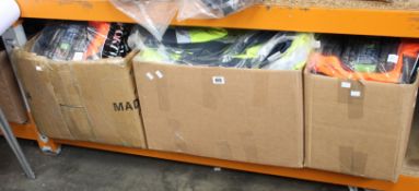 A quantity of as new workwear and accessories to include Snickers, Murray, Flexitog, Dickies,