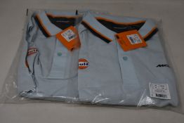 Three as new McLaren Gulf Classic polo shirts (XL - RRP £57 each).