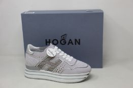 A pair of as new Hogan Midi Platform sneakers (EU 37.5).