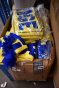 A quantity of as new Sweden football scarves (Approximately 50).