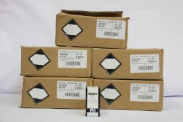 Five boxes of twenty four Seche Vite dry fast top coat for nails (14ml per bottle).