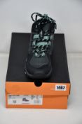 A pair of women's as new Merrell MQM Flex 2 Mid GTX walking boots (UK 6).
