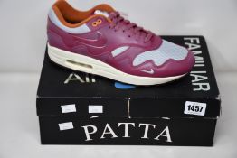 A pair of as new Nike Air Max 1 x Patta (UK 9.5).