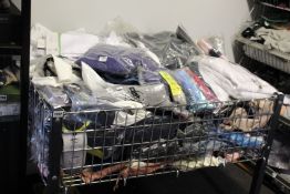 A quantity of assorted as new clothing and related items.