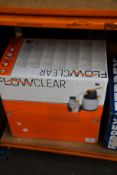 A boxed as new BestWay flow clear filter system.