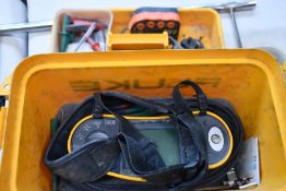 A pre-owned Fluke 1652C multifunction tester in carry case (Item is untested).