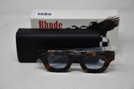 A pair of as new Rhude Thierry Lasry Darksidy round acetate sunglasses (RRP £300).