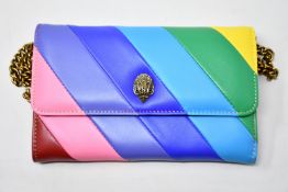 An as new Kurt Geiger K Stripe chain wallet (RRP £139).